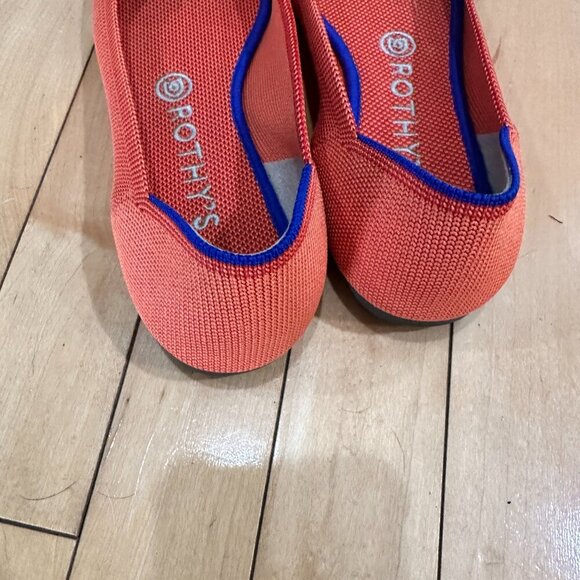 ROTHYS The Point Best Selling Flats Size 9 Orange Colorway - Picture 12 of 12